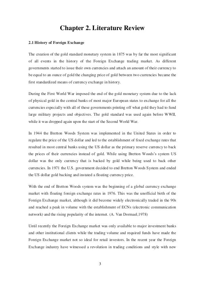 Forex research papers